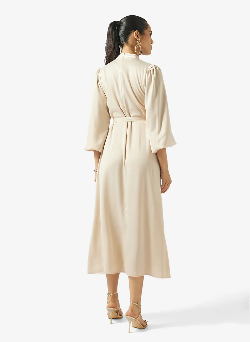Fyor Belted Maxi Dress