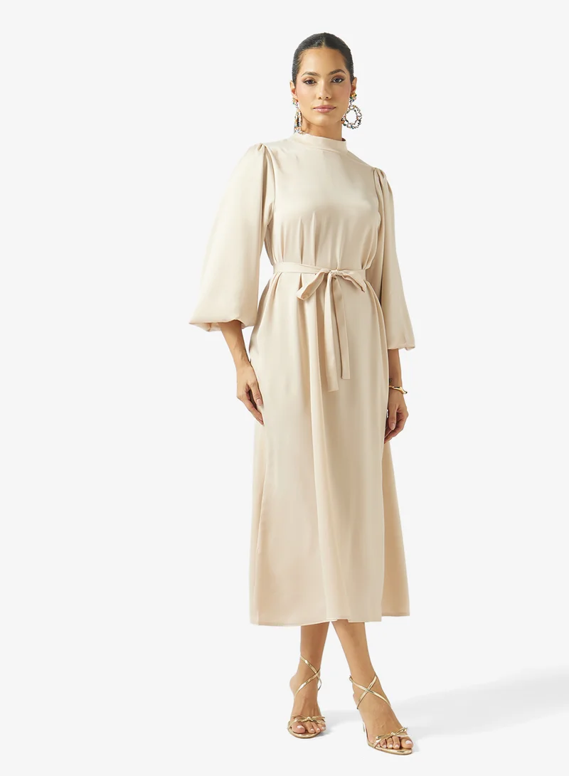 Belted Maxi Dress