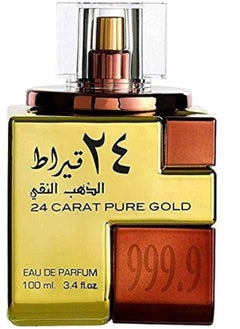 Lattafa 24 Carat Pure Gold Perfume For Men And Women Edp 100Ml  - Image 1