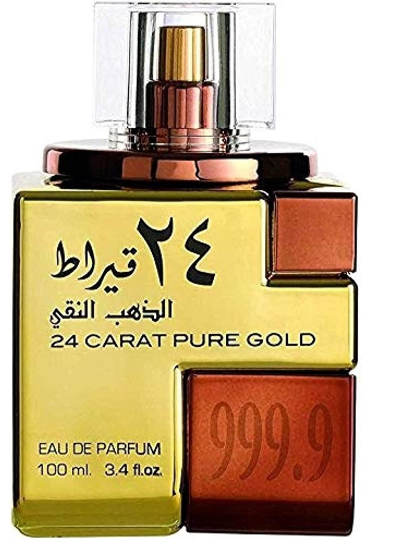 Lattafa 24 Carat Pure Gold Perfume For Men And Women Edp 100Ml - Image 1
