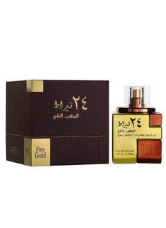 Lattafa 24 Carat Pure Gold Perfume For Men And Women Edp 100Ml  - Image 2