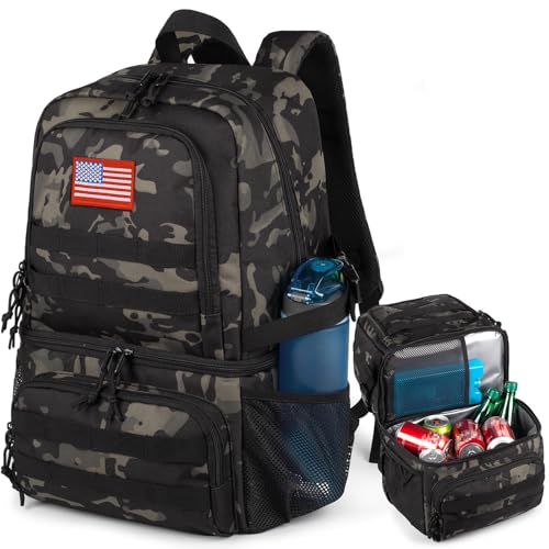 ATRIPACK Tactical Double Deck Cooler Backpack for Men,Large Lunch Backpack with 2 Compartment,Soft Cooler Bag Water-Resistant Leak Proof Cooler Bag Beach Picnic - Image 1