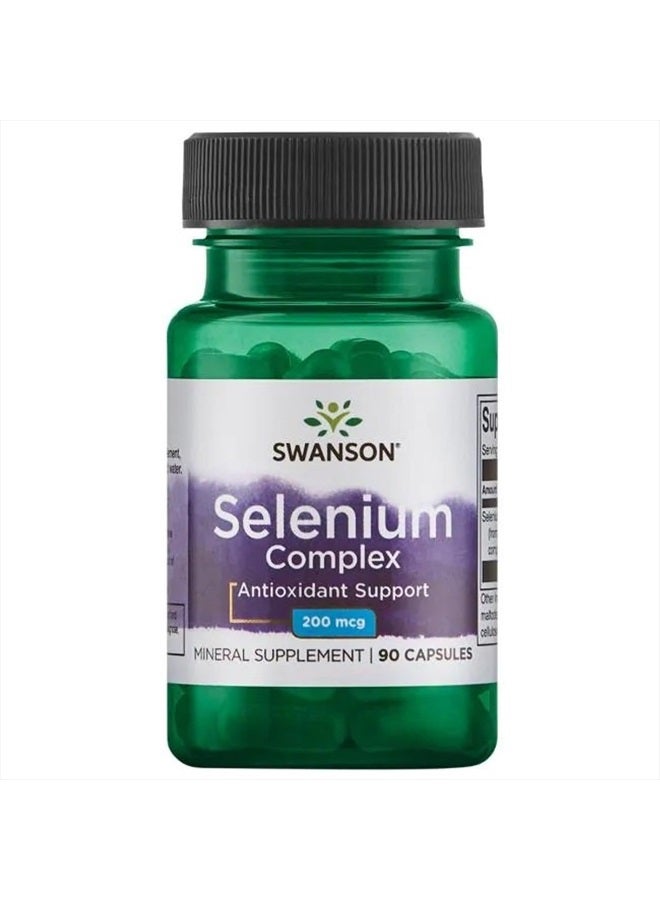 SWANSON Albion Complexed Selenium 200 mcg 90 Capsules - Image 1