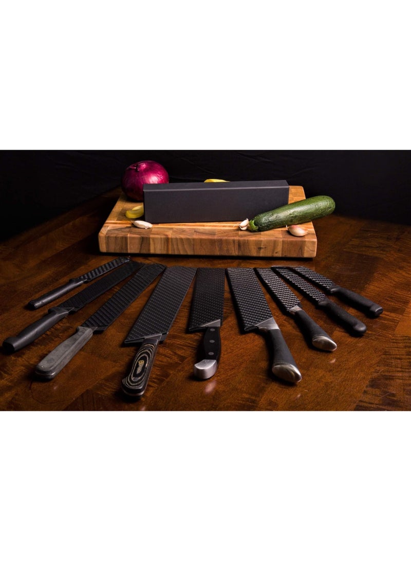 PROFESSIONAL KNIFE BLADE PROTECTOR - UNIVERSAL BLADE SLEEVE Kitchen Knife ABS Knife Clip Rectangular Protective Case - Ultra Strong, Knife Not Included - Image 2