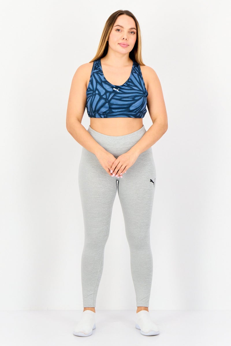 PUMA سوتيان رياضي مبطن للنساء بشعار العلامة التجارية، متعدد الألوان - Image 4