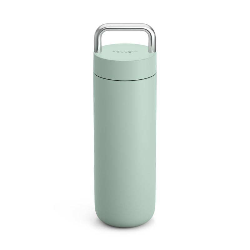 Fellow 20 oz Carter Carry Vacuum Insulated Tumbler for Water, Tea, Coffee, Smoothies, & more - Stainless Steel - Keeps Heat for 12 Hours/Stays Cold for 24 Hours-Leak-Proof Seal-Slim Width-Mint Chip - Image 1