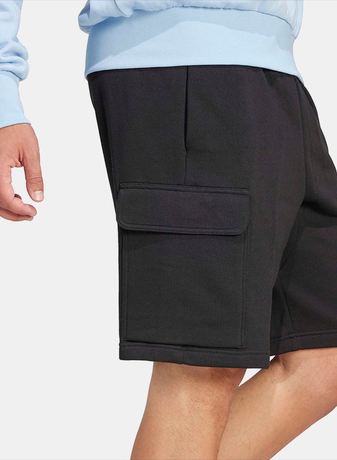Adidas Essentials Feel Cozy Fleece Cargo Shorts - Image 2
