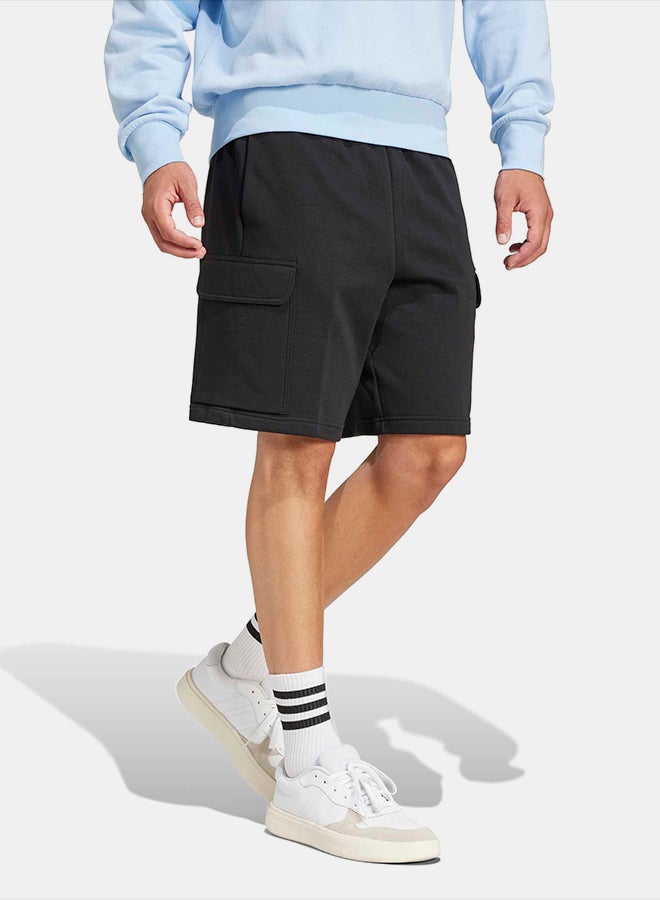 Adidas Essentials Feel Cozy Fleece Cargo Shorts - Image 1