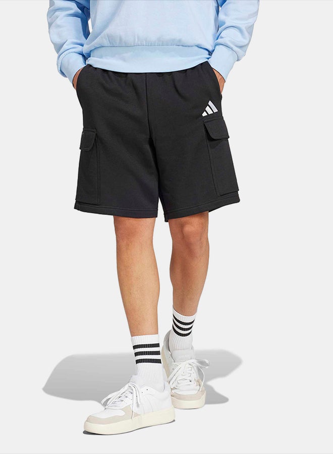 Adidas Essentials Feel Cozy Fleece Cargo Shorts - Image 4