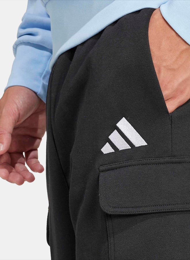 Adidas Essentials Feel Cozy Fleece Cargo Shorts - Image 3