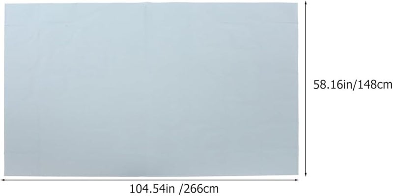 Jojofuny Portable Projection Screen Indoor Outdoor Home Theater Use White - Image 3