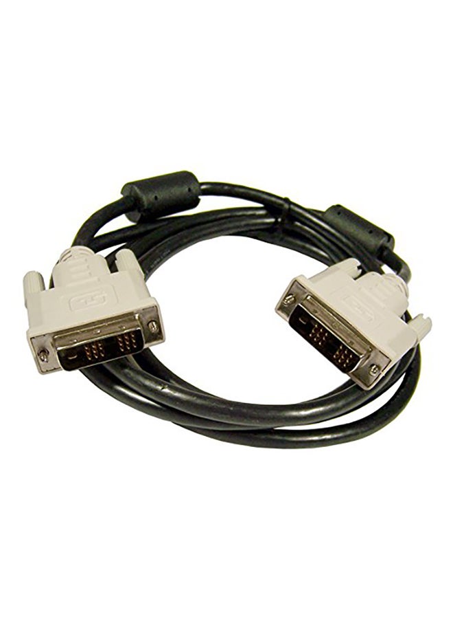 DVI-M To DVI-M-18pin Single-Link Cable 5K054 E246588 Black
