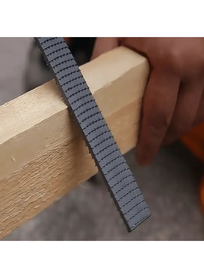 8 Inch Double Sided Flat File With Anti Slip Handle High Carbon Steel For Woodworking - Image 4