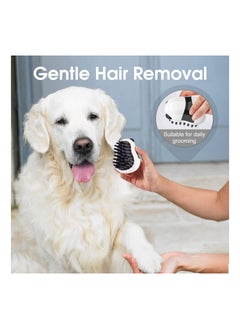 SYOSI Bath Brush, Wet and Dry Soft Silicone Dog Massage Brush, Suitable for Bathing, Massage of Short, Medium and Long Haired Pets  - Image 5