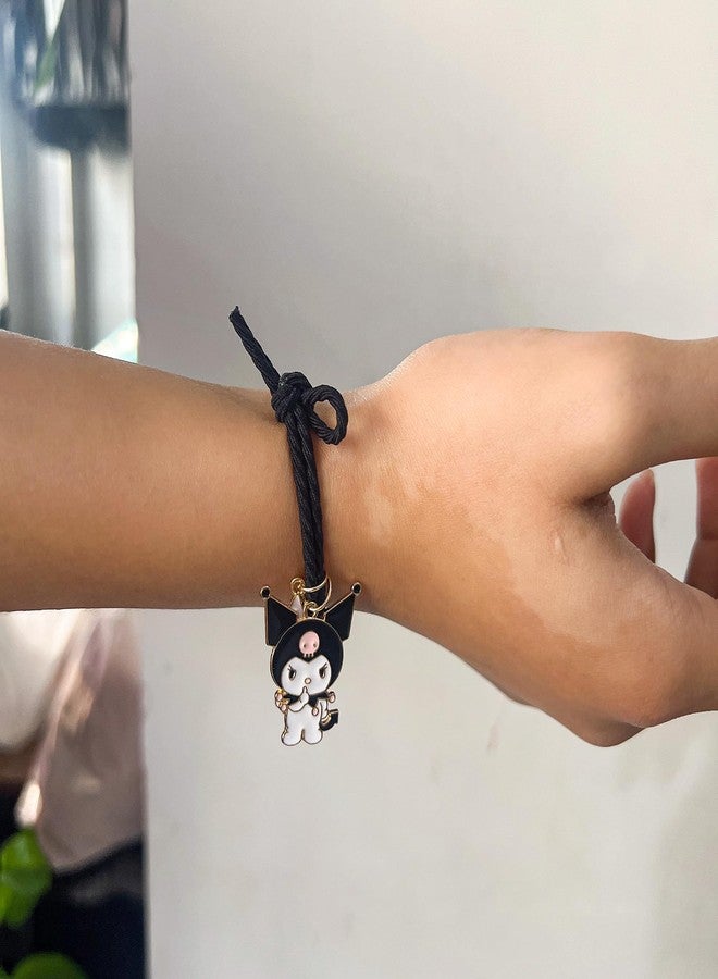 ZMANYIJEW Bestie Couples Bracelets Valentine Couple Rope Bracelet Gift for Best Friend Cute Bracelet, 1in, alloy, no gemstone - Image 4