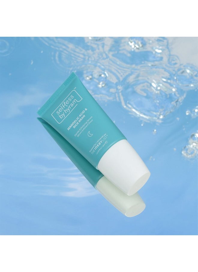 Selfless by Hyram - Mandelic Acid & Rice Bran Gentle Exfoliating Serum. Phytic And Salicylic Acid Smooth Texture And Prevent Clogged Pores. For All Skin Types (1 Fl Oz) - Image 1