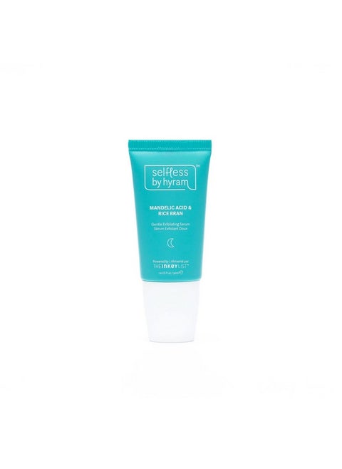 Mandelic Acid & Rice Bran Gentle Exfoliating Serum. Phytic And Salicylic Acid Smooth Texture And Prevent Clogged Pores. For All Skin Types (1 Fl Oz)