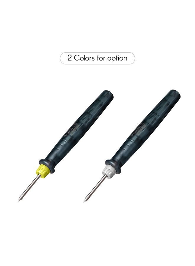 NIBEMINENT USB Electric Soldering Iron With Adjustable Temperature Black/Silver 19centimeter - Image 3