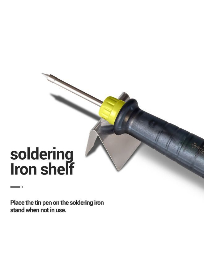 NIBEMINENT USB Electric Soldering Iron With Adjustable Temperature Black/Silver 19centimeter - Image 5