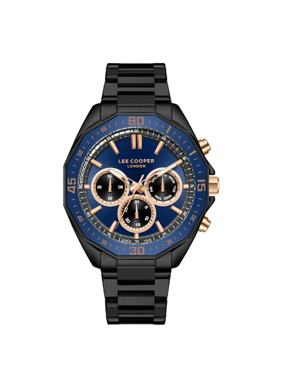 Lee Cooper Lee Cooper LC08021.090 Men's Multi Function Display Watch & Metal Strap Grey