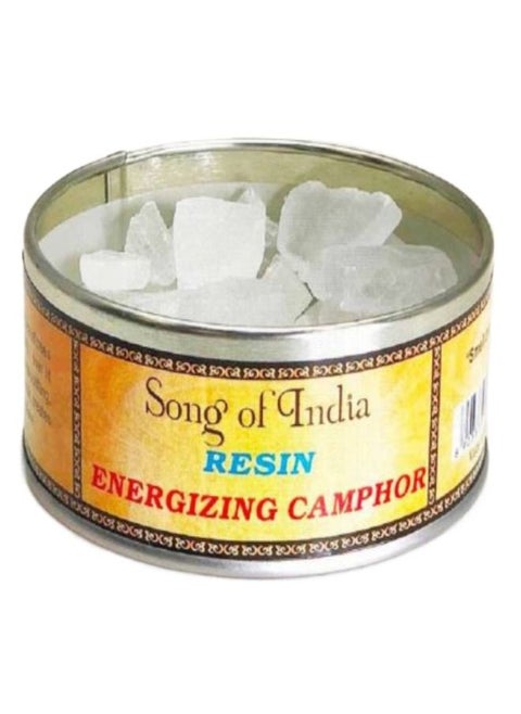 Energizing Camphor Resin in Tin Jar