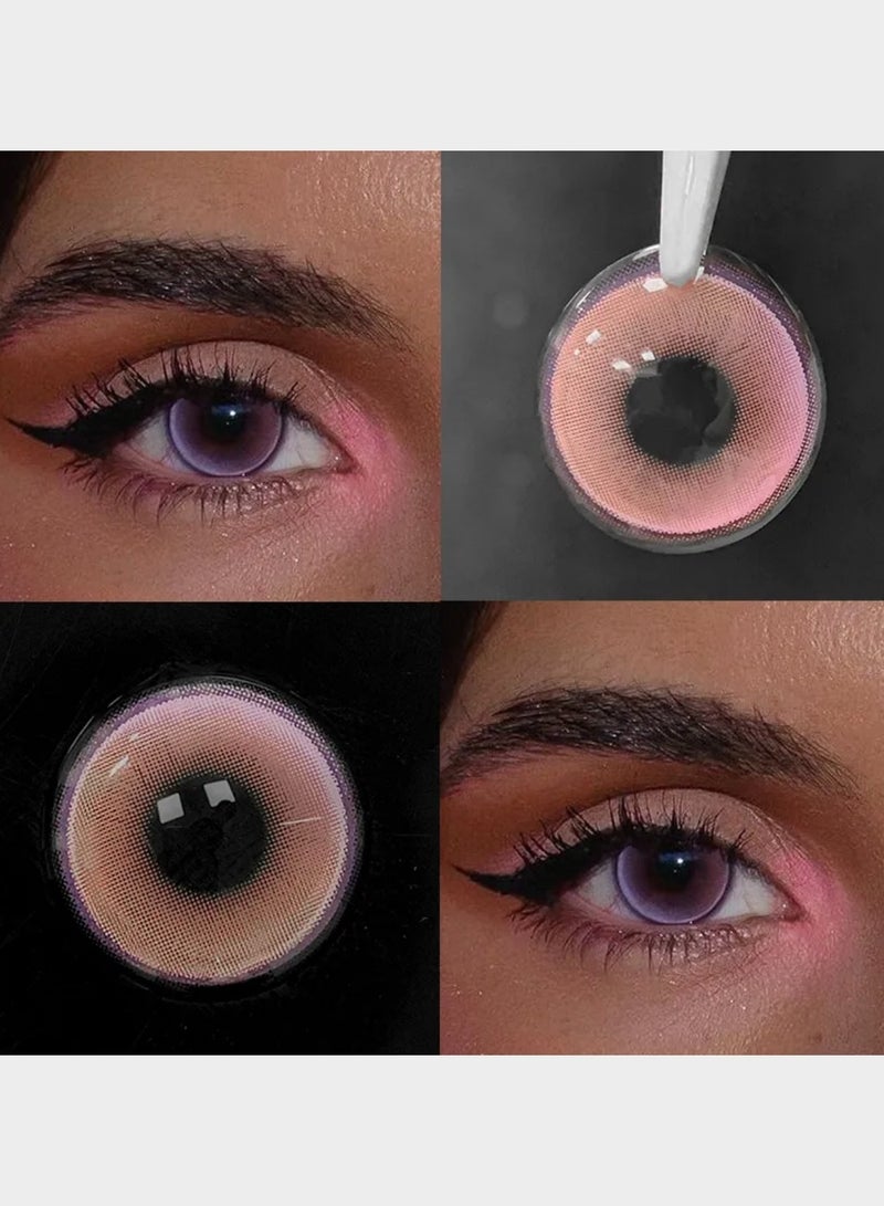 يونيبلينغ عدسات لاصقة ملونة فيزي البنفسجية (سنوية) - Image 3