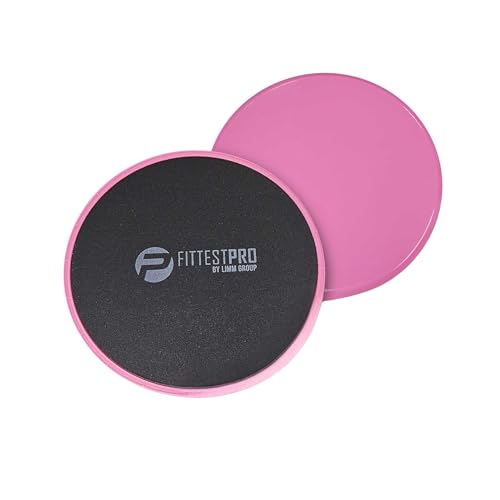 Limm Core Sliders for Working Out - Exercise Sliders Fitness, Stability, Ab, Legs & Full Body (Set of 2) - Bonus Carry Bag & Workout Ebook - Gym Gliding Disc Pads for Hardwood, Carpet & More - Image 1