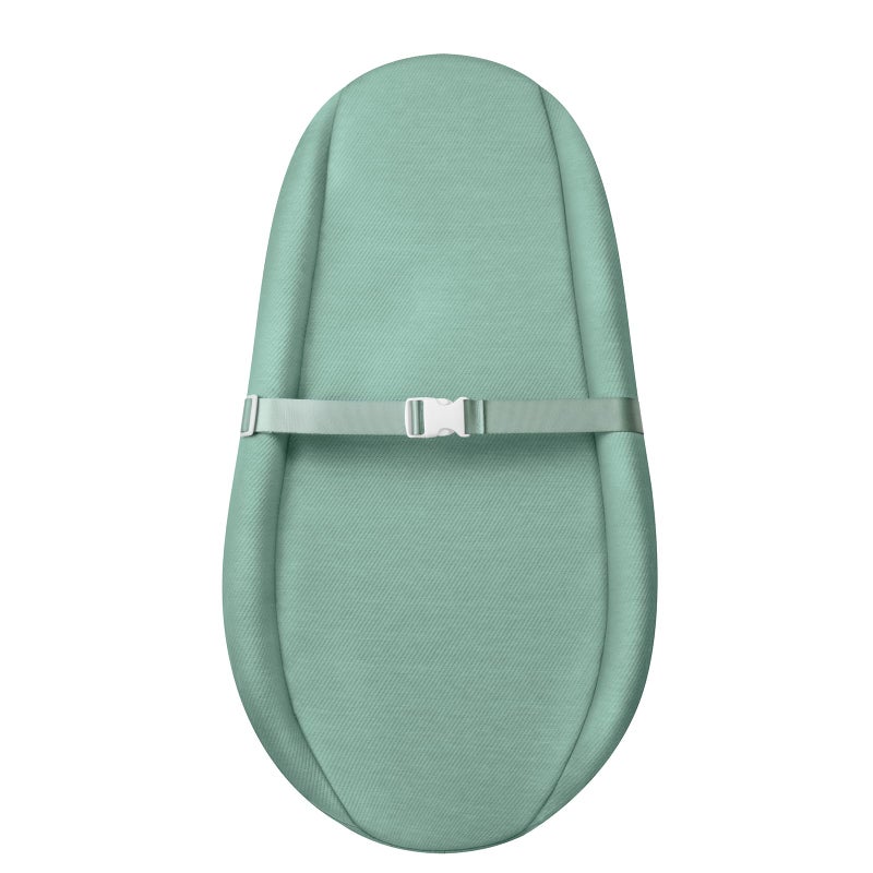 Blissful Diary Baby Changing Pad with Waterproof Lining Foam, Includes a Soft & Washable Cover, Contoured Changing Table Pads for Dresser Top with Non-Slip Bottom, 32”×16” (Green, Avocado) - Image 1