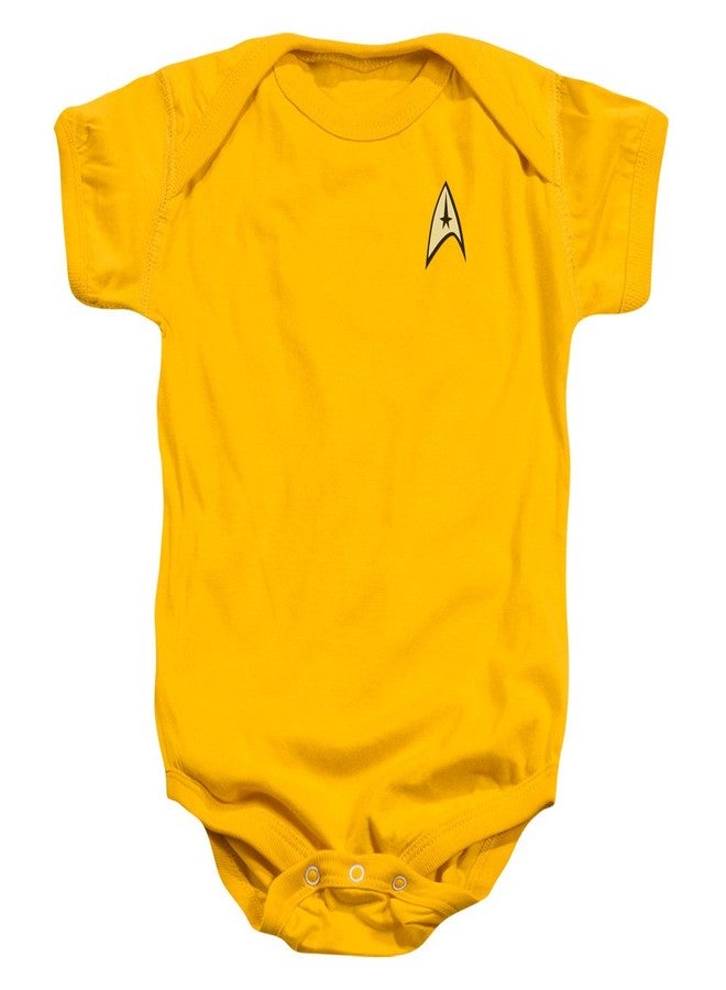 Trevco Infant: Star Trek- Command Uniform Infant Onesie Size 18 Mos - Image 1