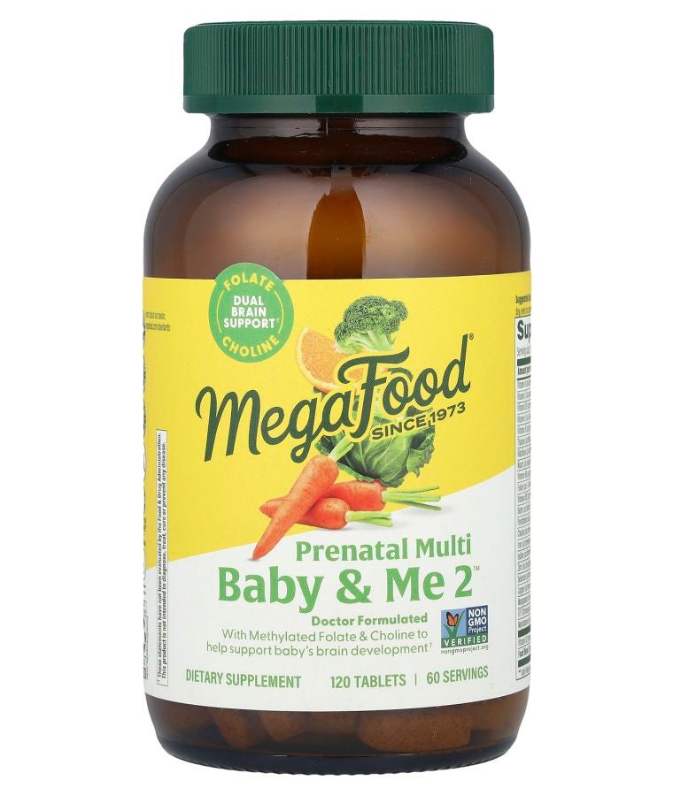 MegaFood Baby & Me 2™ Prenatal Multi 120 Tablets