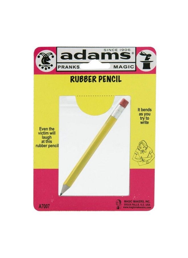 MAGIC MAKERS - Adams Pranks And Magic Rubber Pencil Classic Novelty Prank Toy - Image 1
