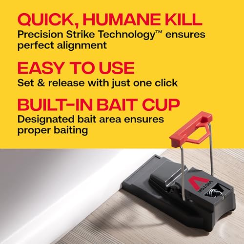 Victor M123SSR Quick-Kill Easy Set Mouse Trap, 6 Reusable Victor Mouse Traps - Image 3