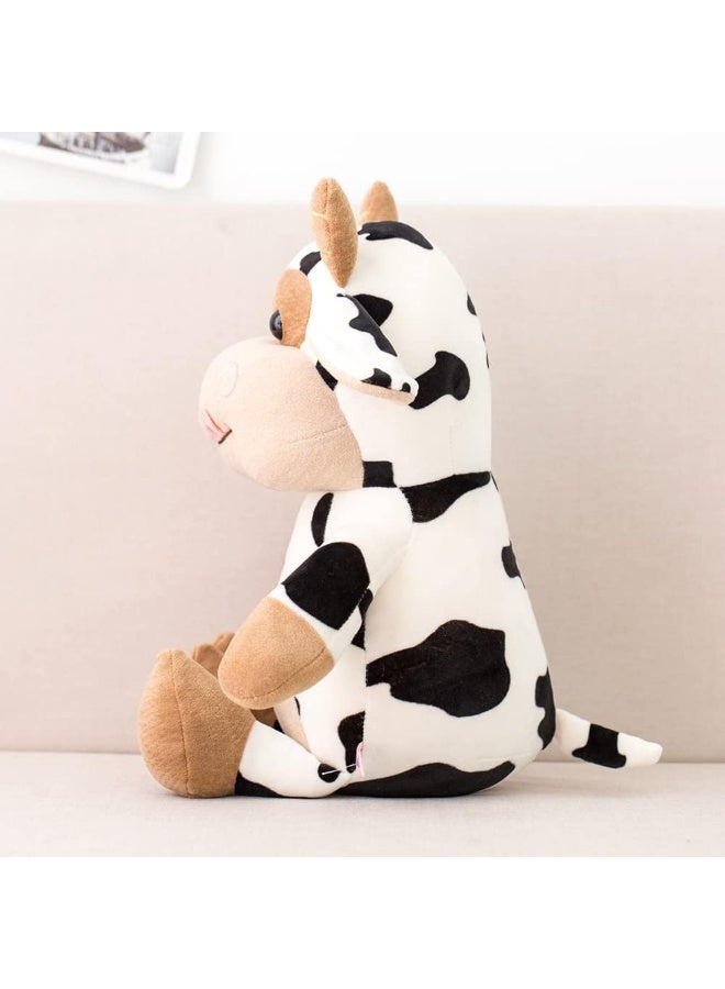 25 CMCow Plush Toy Soft Cute Stuffed Animal Cow Doll Pillow for Kids & Babies Cuddly Hugging Toy Gift for Boys & Girls Nursery Room Decoration Baby Safe Plush Animal - Image 3