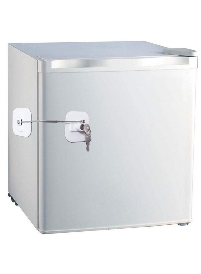 BAOWEIJD Fridge Lock,Refrigerator Locks,Freezer Lock with Key for Child Safety,Locks to Lock Fridge and Cabinets,White Fridge Lock - Image 2