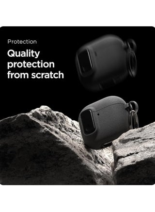 For AirPods 4 Case,Support Wireless Charging, Drop Protection Cover with Magnetic Lid Lock, Hybrid Case- Grey（With cleaning tools） - view 4