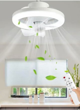 E27 Ceiling Fan With Led Light and Remote Control,360 ° Rotation Modern Led Ceiling Fan, Socket Fan Light For Kitchen Bathroom Bedroom Home Office - pzsku/Z3AECDEF118DAB4A0D679Z/45/_/1713175141/9d3a2c94-182f-415f-93aa-e7d2acdf5ef2