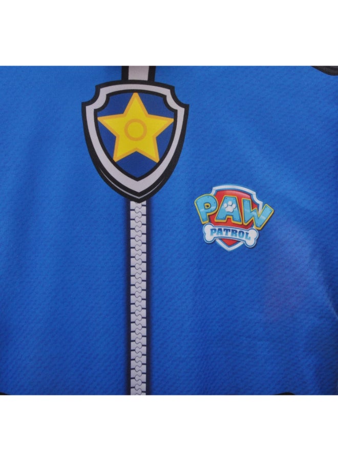 Ciao Paw Patrol Chase Costume 3-4 Years | Toddler Cartoon Character Fancy Dress Complete Disguise Outfit | Kids Police Pup Jumpsuit - Image 3