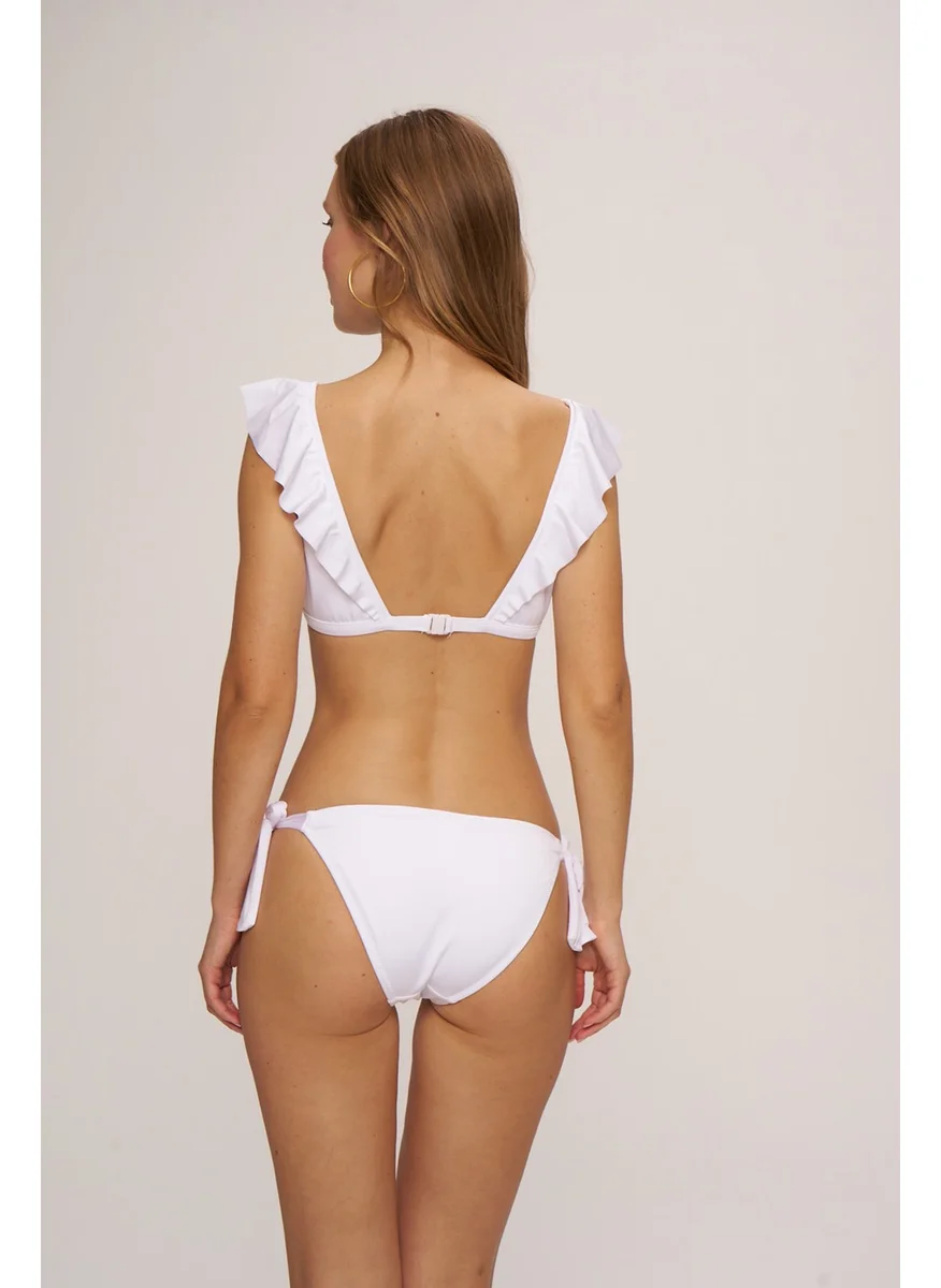 pierre cardin HR23BU005 Derek Flounce Triangle Bikini Top
