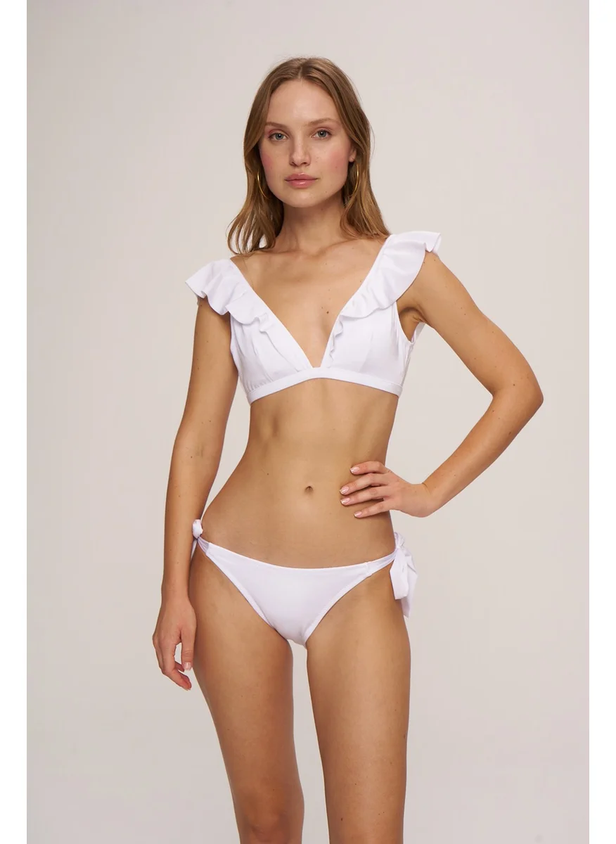 pierre cardin HR23BU005 Derek Flounce Triangle Bikini Top