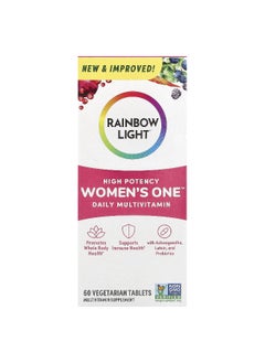 Rainbow Light Rainbow Light, Women's One™ Daily Multivitamin, High Potency, 60 Vegetarian Tablets  - Image 1