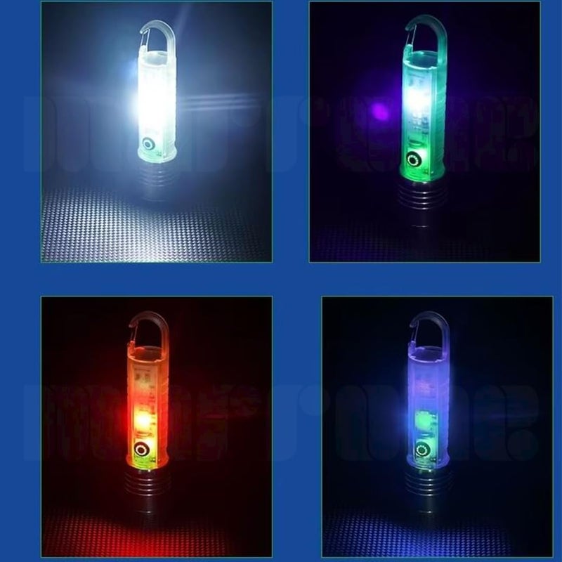 MarroneSmall Powerful Flashlight Rechargeable LED Flashlights with 8 Light Modes Waterproof Magnetic Handheld Flashlights for Emergencies Camping Hiking - Image 3