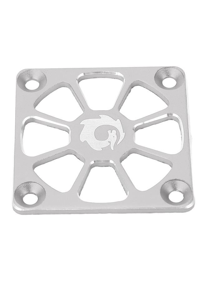 Loquat RC Cooling Fan Cover 1.57in Wide Aluminium Alloy Easy Installation RC ESC Cooling Fan Cover for Repair Replacement Silver Color - Image 4