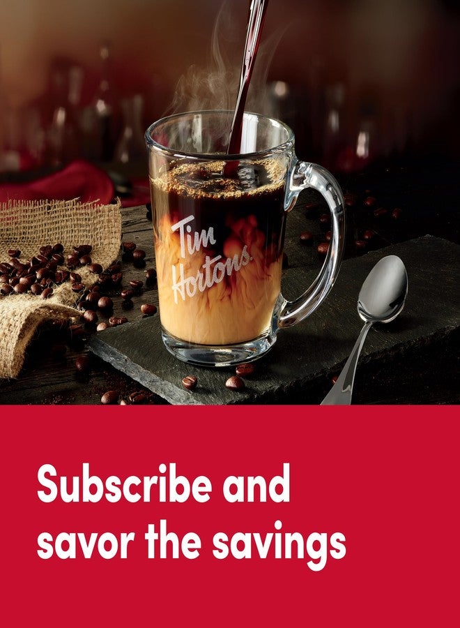 Tim Hortons Decaf, Medium Roast Coffee, Single-Serve K-Cup Pods Compatible with Keurig Brewers, 32ct K-Cups, Red - Image 3