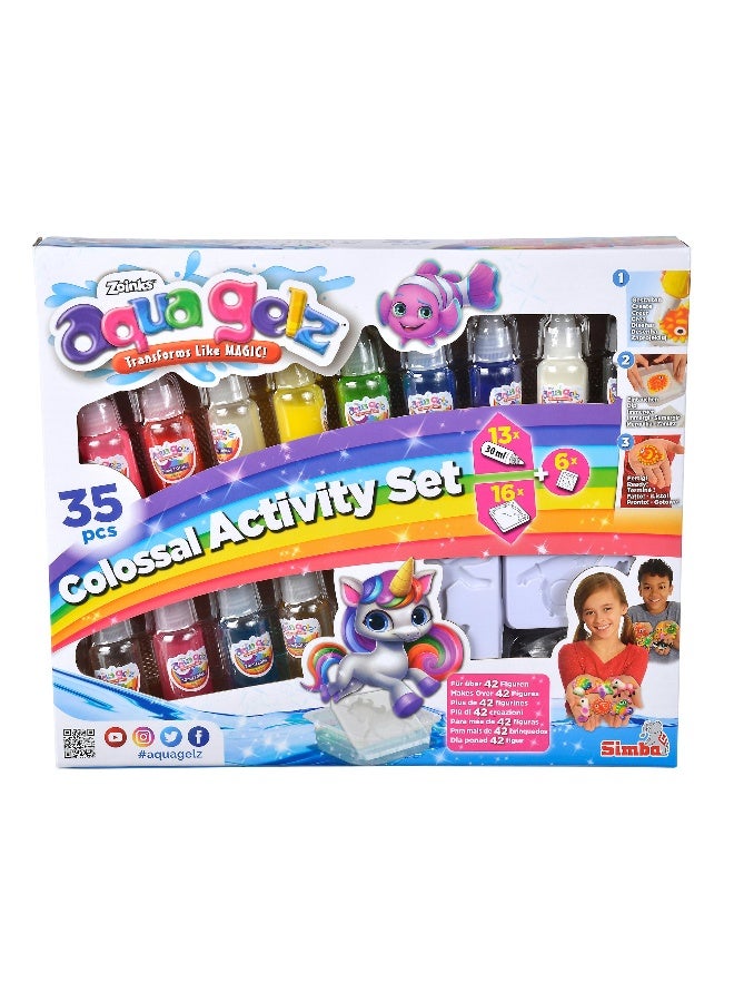 John Adams Zoinks Aqua Gelz Colossal Activity Set (35 Pieces) - Image 1