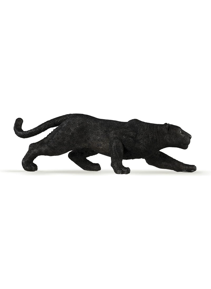 Papo Papo  Black Panther  Realistic Figurine  for Ages 3  Wild Animal Kingdom Collection  Hand Painted  Highly Detailed  Durable and Educational  Gift Idea  Collectable  Black Panther  - Image 1