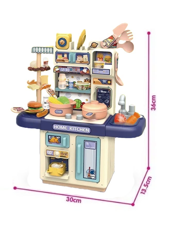 34-piece kitchen toy set, simulation cooking toy, role-playing game, with realistic steam and light effects, suitable for children aged 3 and up, birthday gift. - Image 2