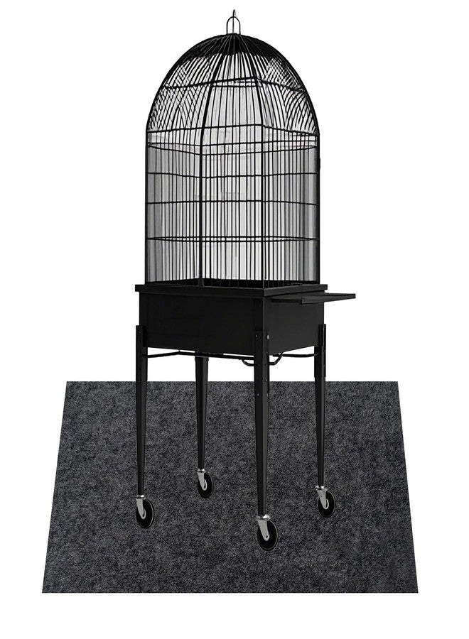 LYMOI Large Bird Cage Mat, Under Pet Cage Mat for Bird Cages, Reptile Aquariums, Dog Kennels, Absorbent/Waterproof Felt Mat with Non-Slip Backing for Hard Floors and Surfaces (36x48 Inch) - Image 1