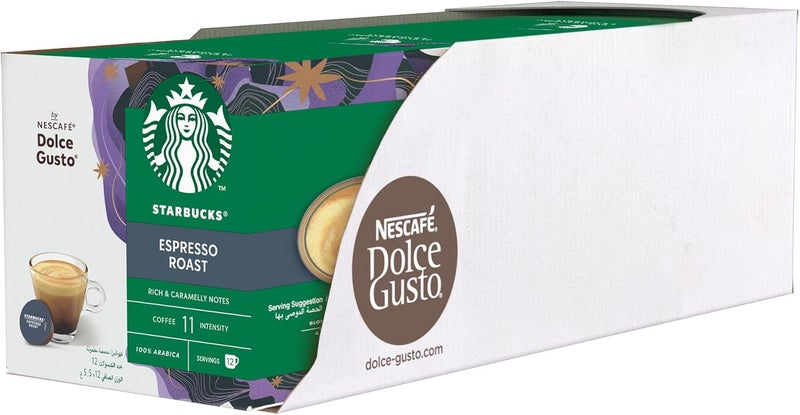 ستاربكس نسكافيه دولتشي جوستو إسبرسو روست، 12 كبسولة، 5.5-66 جم، عبوة من 3 قطع - Image 3