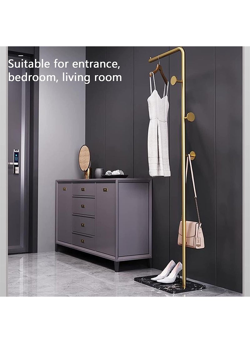 Glanfen Bedroom Home Floor Small Simple Coat Rack Storage Rack - Image 4