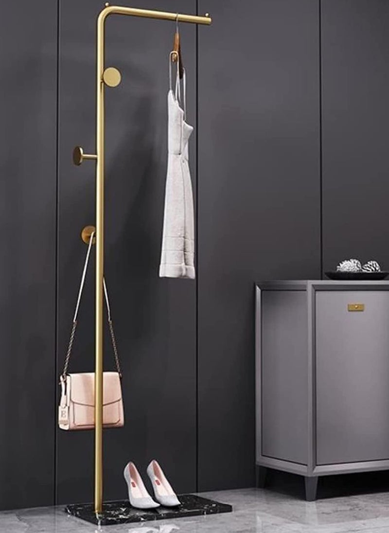 Glanfen Bedroom Home Floor Small Simple Coat Rack Storage Rack - Image 2